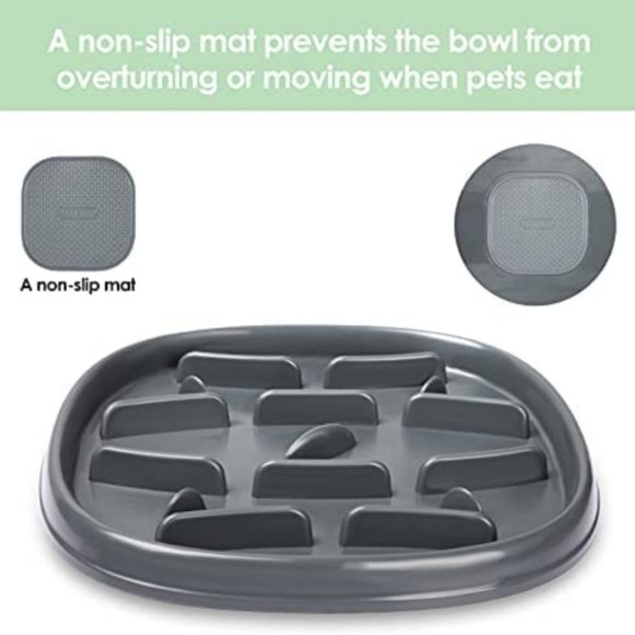 Yuakuod Slow Feeder Pet Bowl - Picture 4 of 12